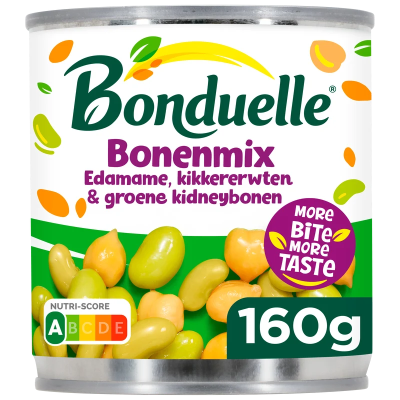 Bonduelle Bonenmix edame en kikkerwerten