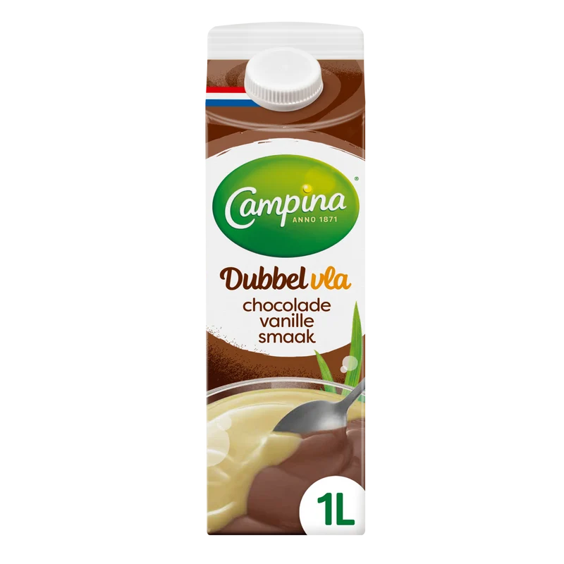 Campina Dubbelvla chocola vanille