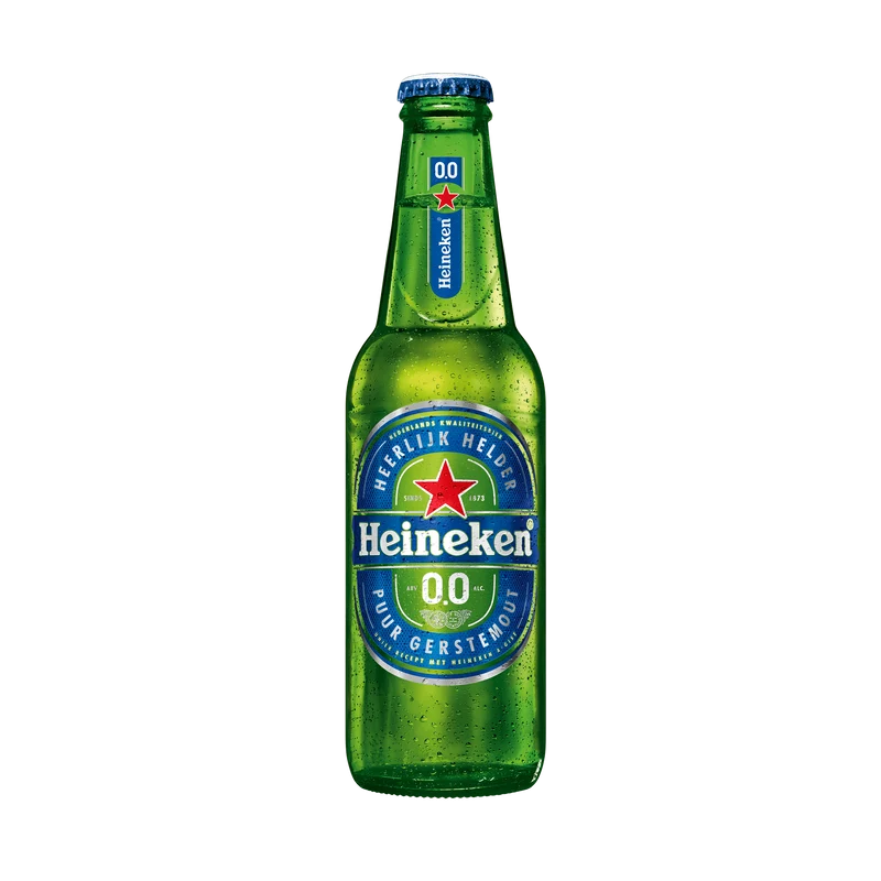 Heineken Premium pilsener 0.0 bier fles