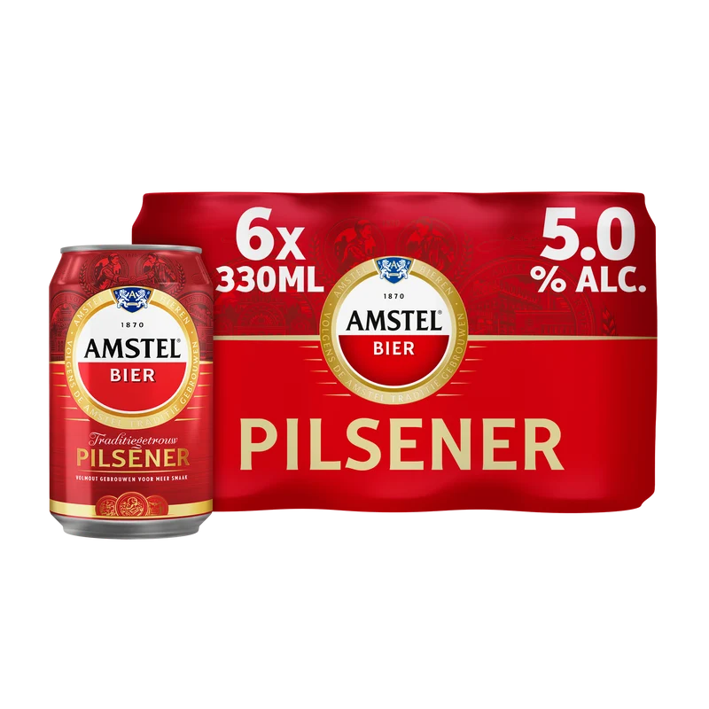 Amstel Pilsener bier blik