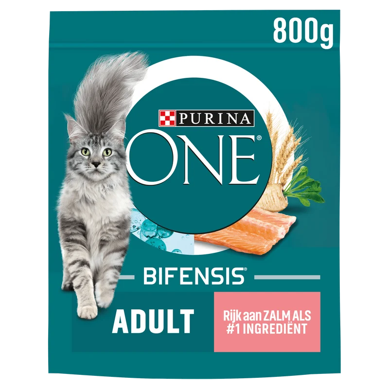 Purina One Adult kattenvoer rijk aan zalm