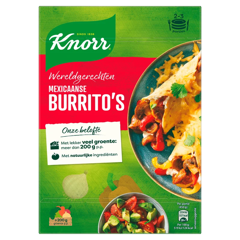 Knorr Wereldgerecht Burritos