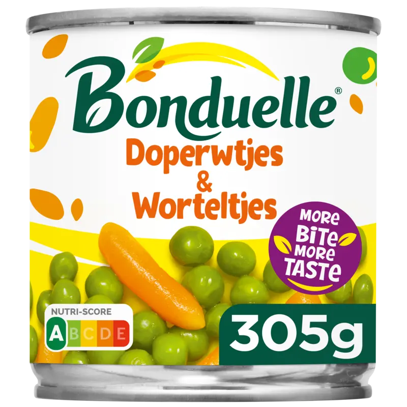 Bonduelle Doperwtjes & worteltjes