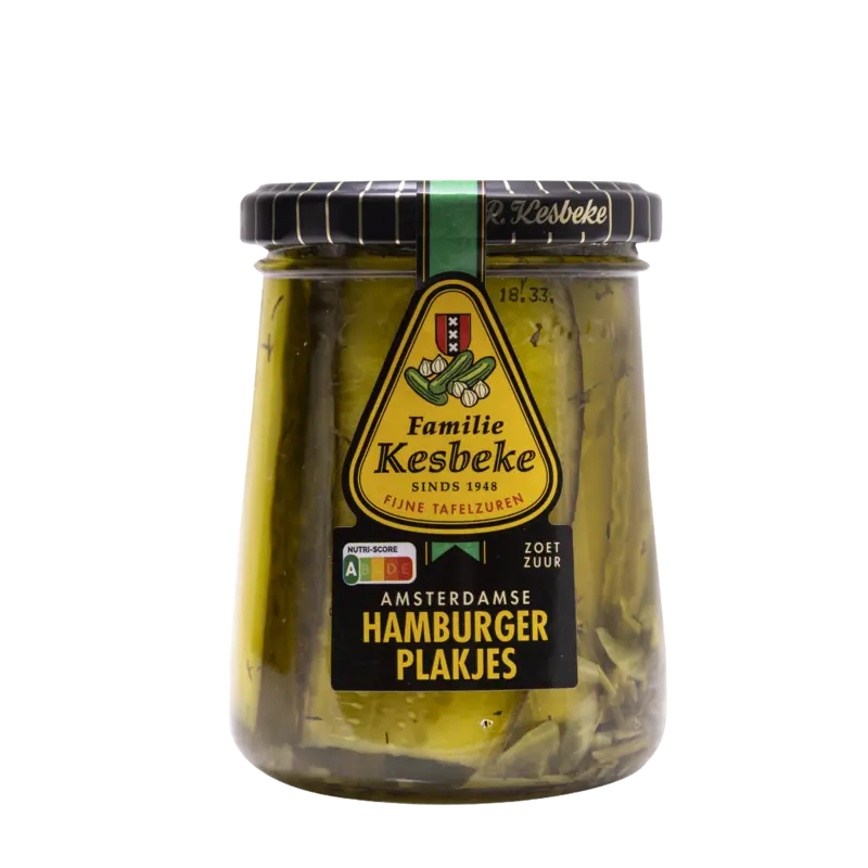 Kesbeke Hamburger plakjes zoet zuur