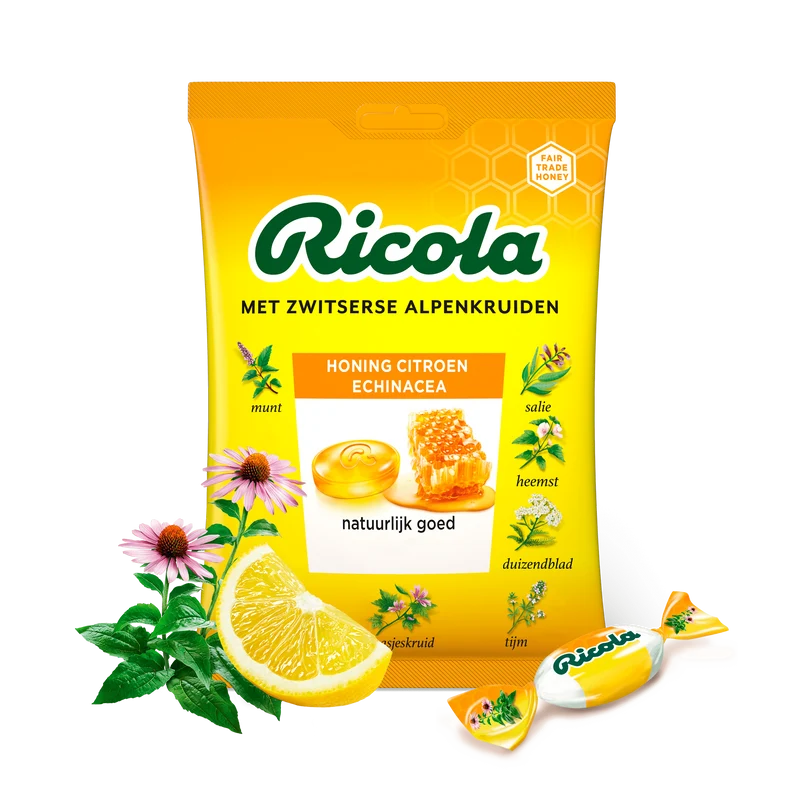Ricola Honing Citroen Echinacea keelpastilles