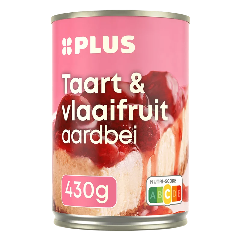 taart en vlaaifruit aardbeien