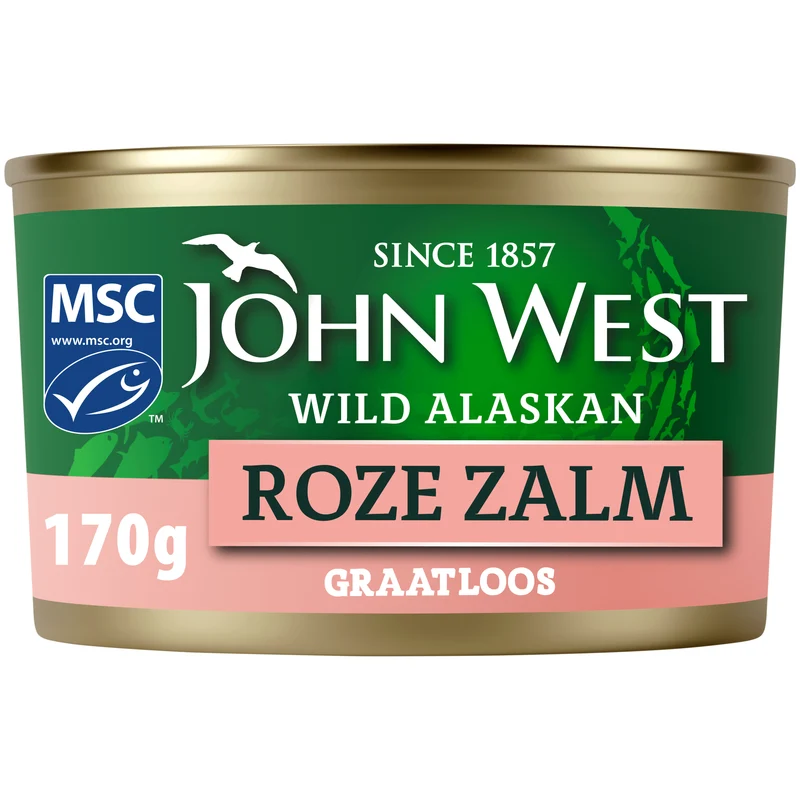 John West Roze zalm zonder vel en graat MSC