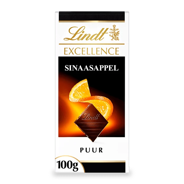 Lindt Tablet orange puur