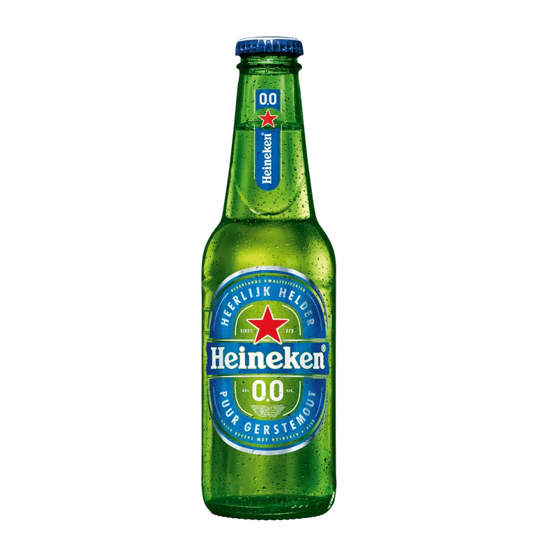 Heineken Premium pilsener 0.0 bier fles