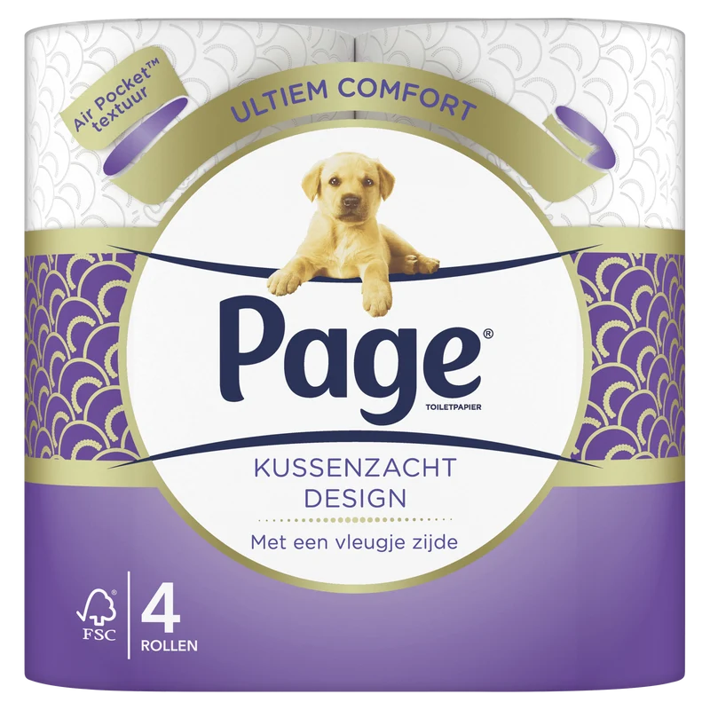 Page Toiletpapier 4 laags Design