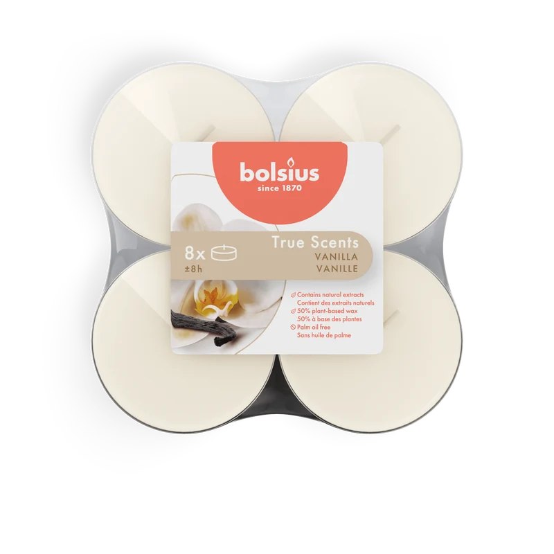 Bolsius Maxilicht true scents vanille