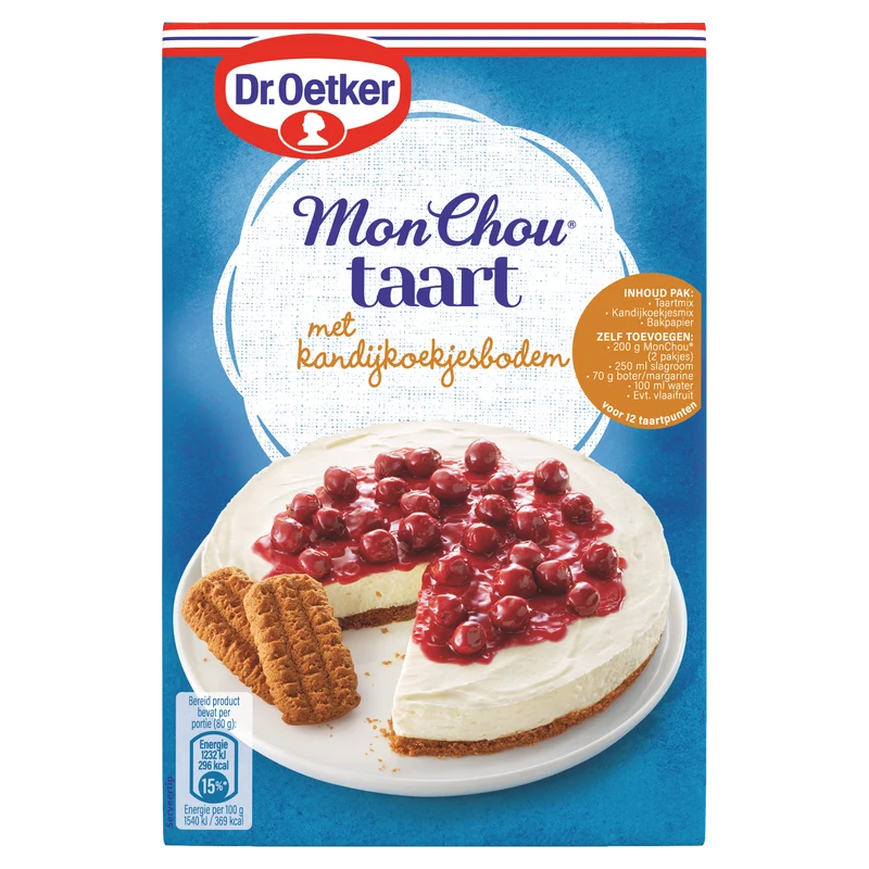 Dr. Oetker MonChoutaart kandijkoekjesbodem bakmix