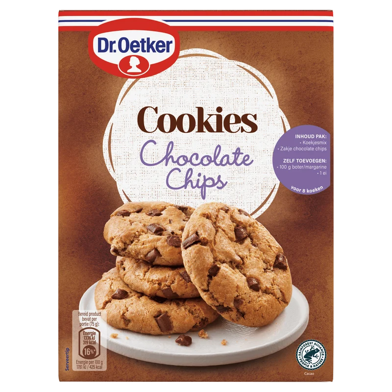 Dr. Oetker Chocolate chip cookies bakmix