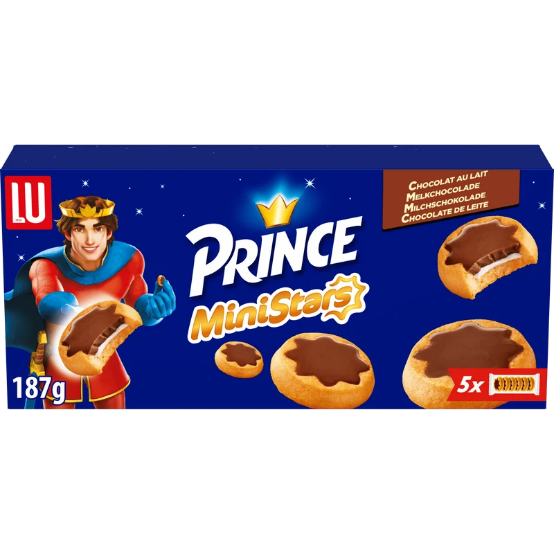 Lu Prince MiniStars Koekjes Melkchocolade