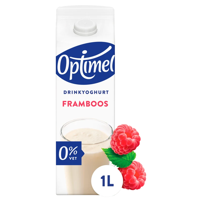 Optimel Drink framboos 0% vet