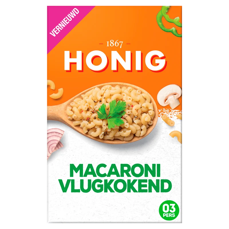 Honig Macaroni vlugkokend