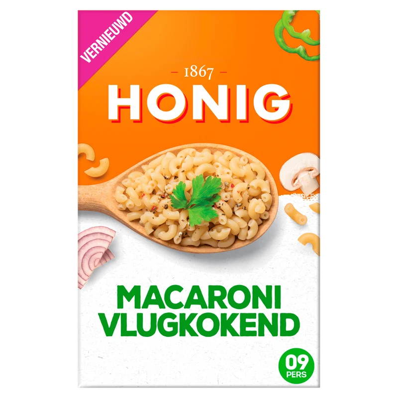 Honig Macaroni vlugkokend