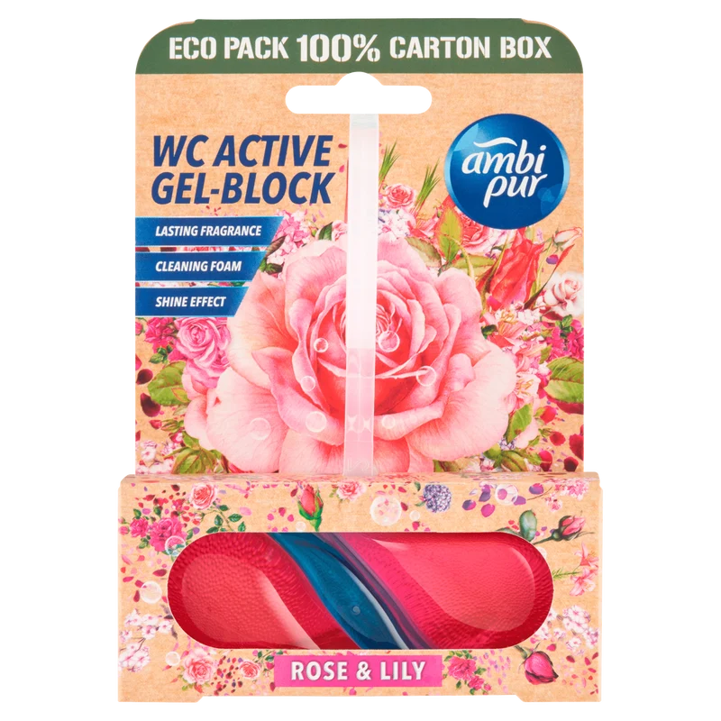 Ambipur Toiletblok Tri-Gel rose and lily
