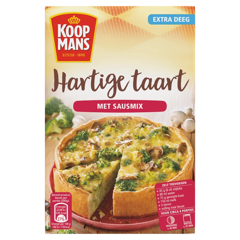 Koopmans Hartige taartmix