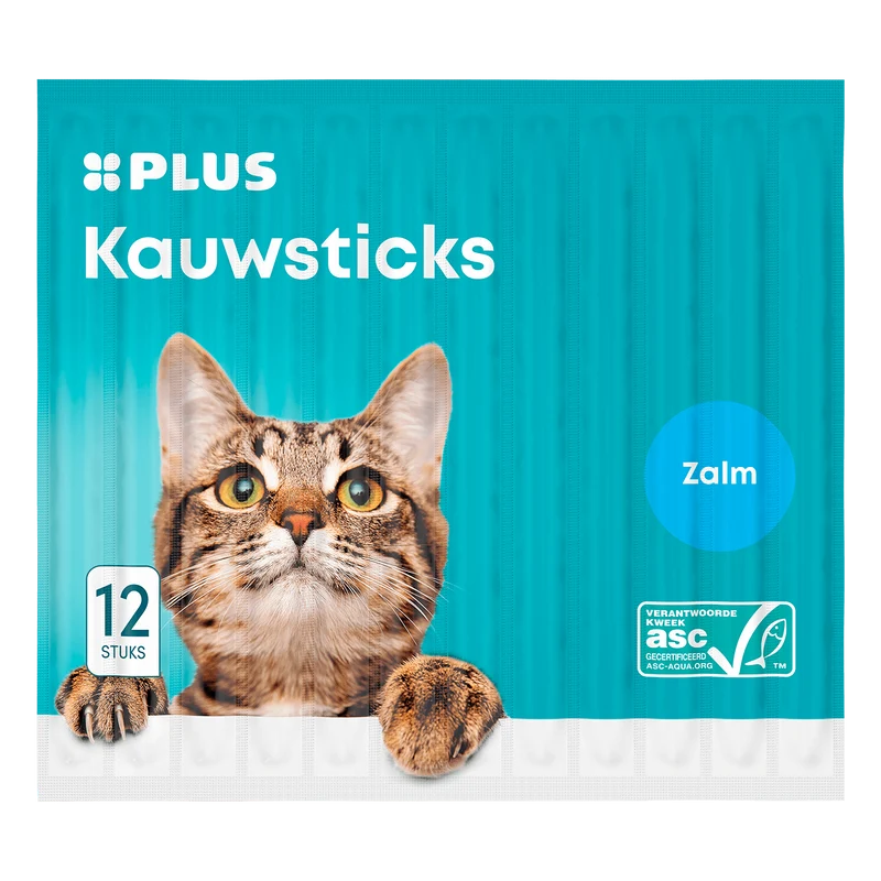 katten kauwsticks zalm