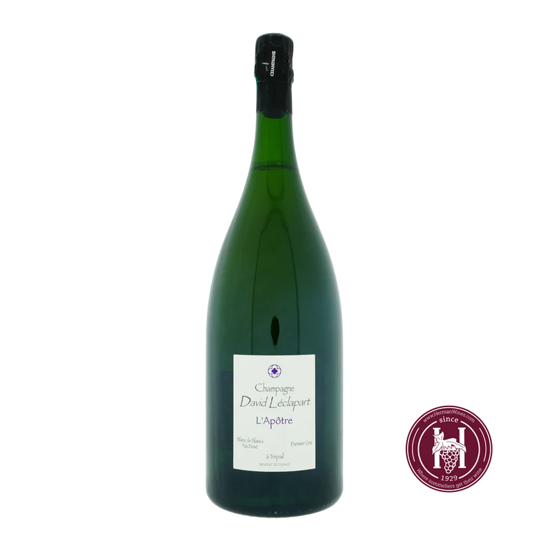 Champagne 1er cru l'Apotre - David Leclapart - L.V.99 - 1.5L - Frankrijk - Champagne - Wit