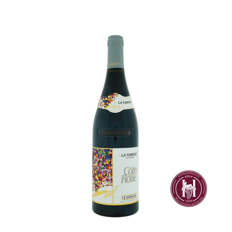 Cote Rotie la Turque - Guigal - 2018 - 0.75L - Frankrijk - Rhône - Rood