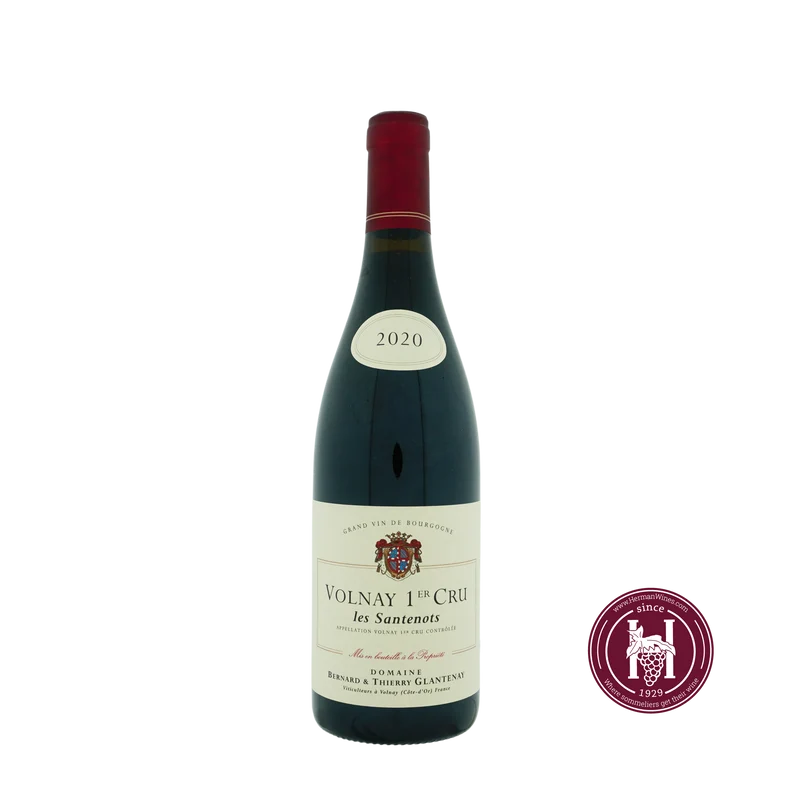 Volnay 1er cru Santenots - Bernard & Thierry Glantenay - 2020 - 0.75L - Frankrijk - Bourgogne - Rood