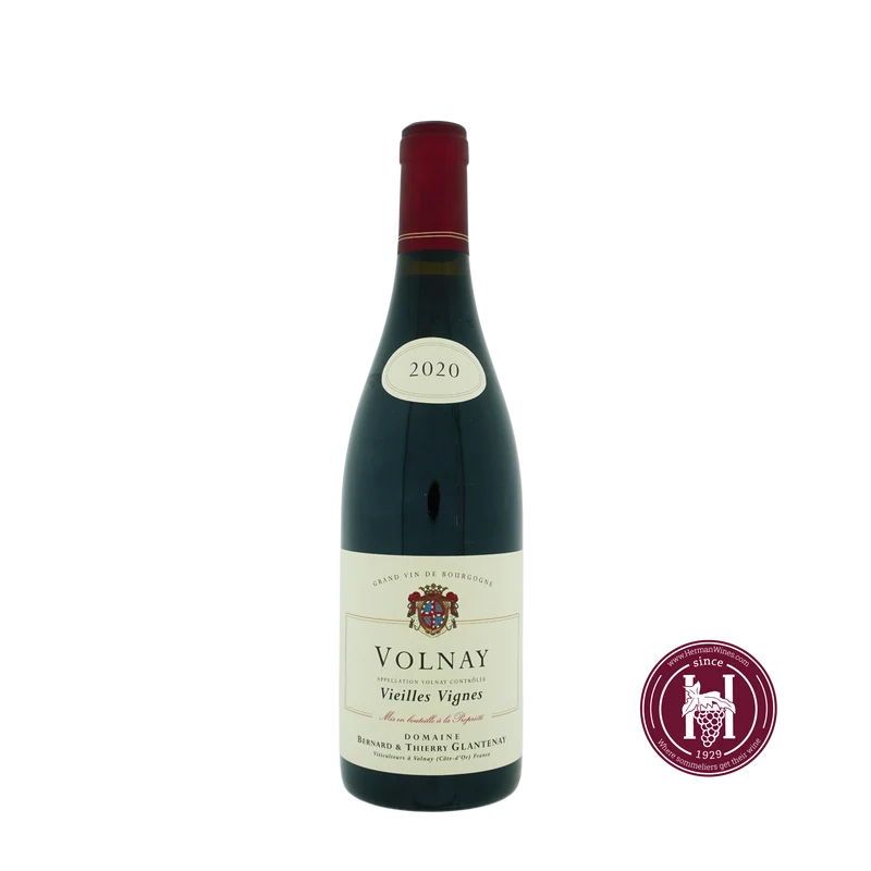 Volnay Vieilles Vignes - Bernard & Thierry Glantenay - 2020 - 0.75L - Frankrijk - Bourgogne - Rood