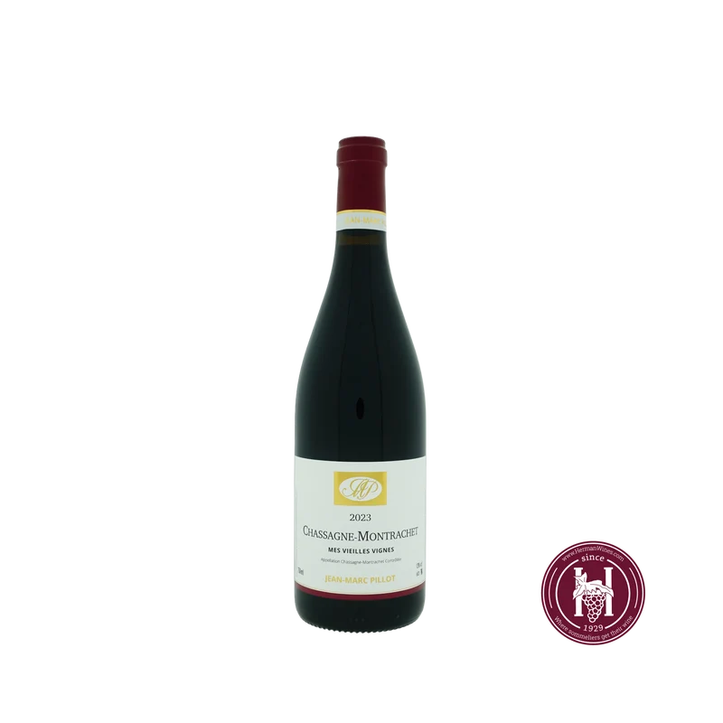 Chassagne Montrachet rouge Vieilles Vignes - Domaine Jean Marc Pillot - 2023 - 0.75 L - Frankrijk - Bourgogne - Rood