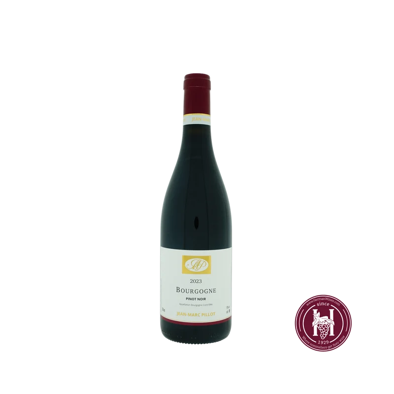 Bourgogne Pinot Noir - Jean Marc Pillot - 2023 - 0.75 L - Frankrijk - Bourgogne - Rood