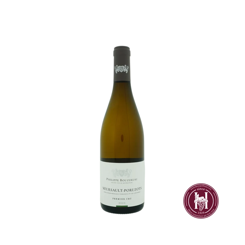 Meursault 1er cru Poruzots - Philippe Bouzereau - 2023 - 0.75 L - Frankrijk - Bourgogne - Wit