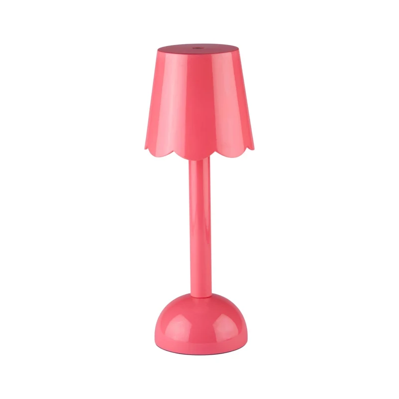 Scallop LED tafellamp 28cm Watermelon