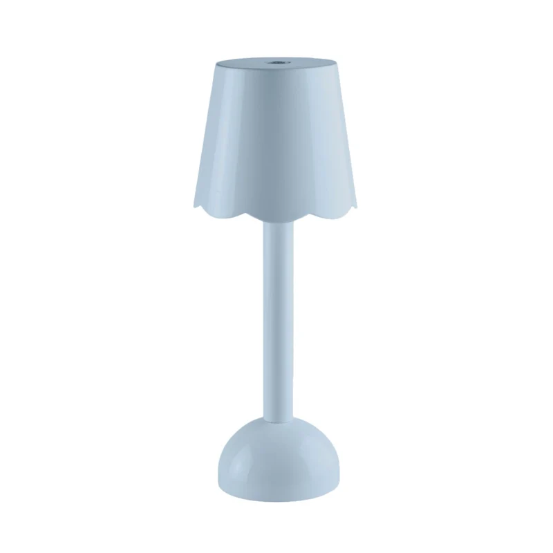 Scallop LED tafellamp 28cm Periwinkle