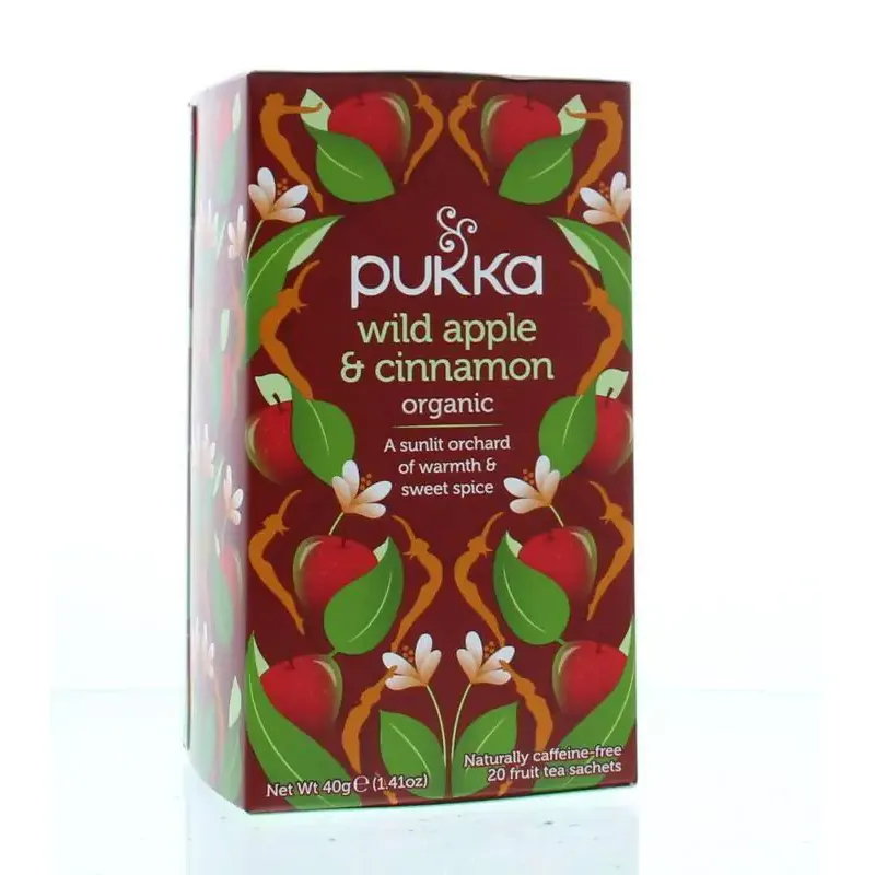 Pukka Wild apple & cinnamon bio 20 zakjes