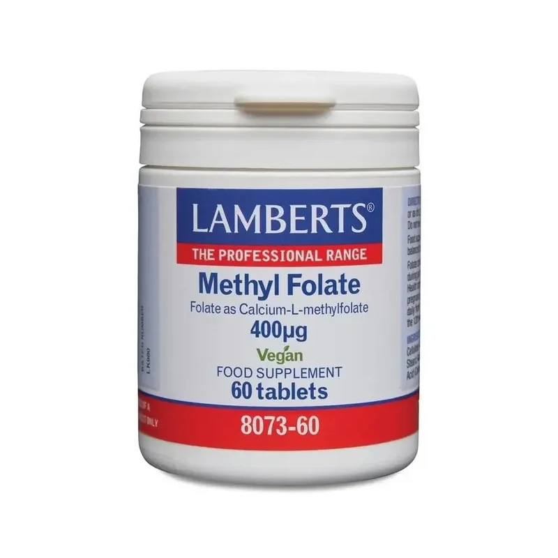 Lamberts Methylfolaat Foliumzuur 400mcg 60 tabletten