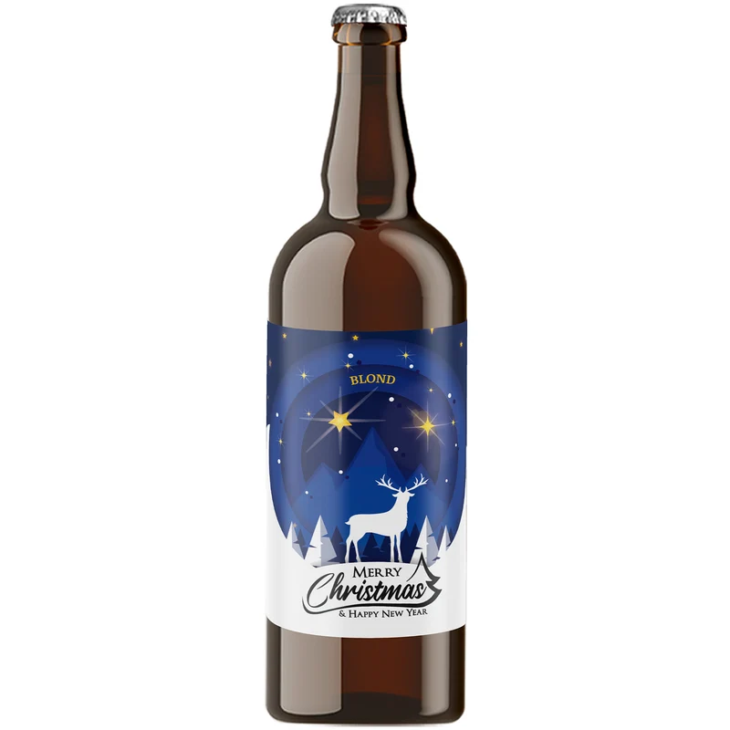 Speciaalbier Merry Christmas & Happy New Year Blond - 75cl