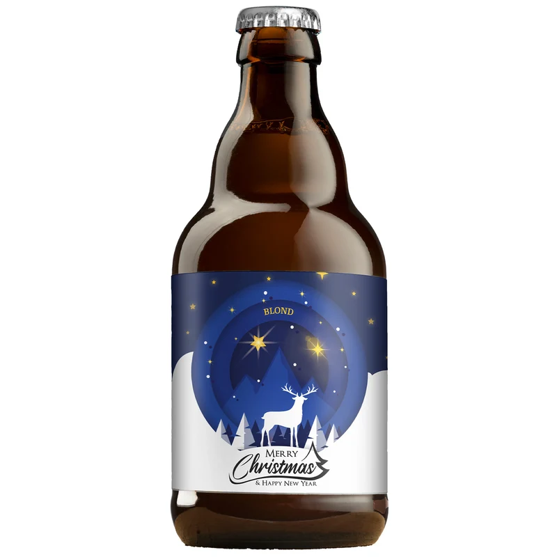 Speciaalbier Merry Christmas & Happy New Year Blond - 33cl