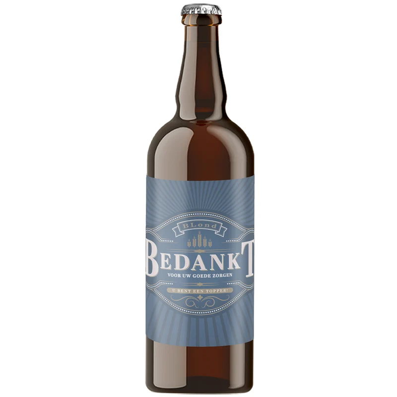 Speciaalbier Bedankt Voor Uw Goede Zorgen Blond - 75cl