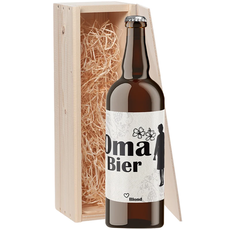 Speciaalbier cadeau Oma Bier Blond 1x75cl