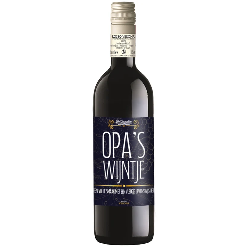 Rode Wijn Opa's Wijn Rosso Verona - 75cl