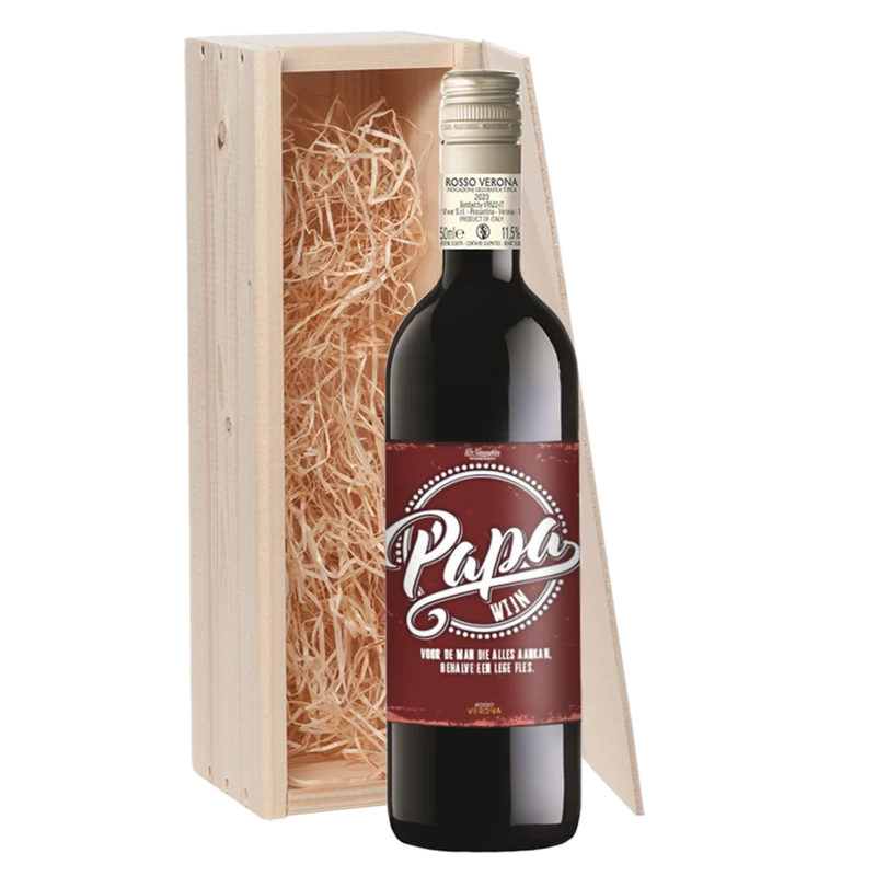 Wijncadeau Papa Wijn Rosso Verona 1x75cl
