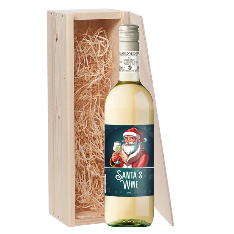 Wijncadeau Santa's Wine Bianco Verona 1x75cl