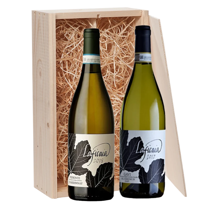 Wijncadeau La Ficaia Gavi di Gavi en Piemonte Chardonnay 2x75cl