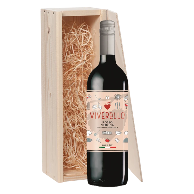 Wijncadeau Viverello Rosso Verona 1x75cl