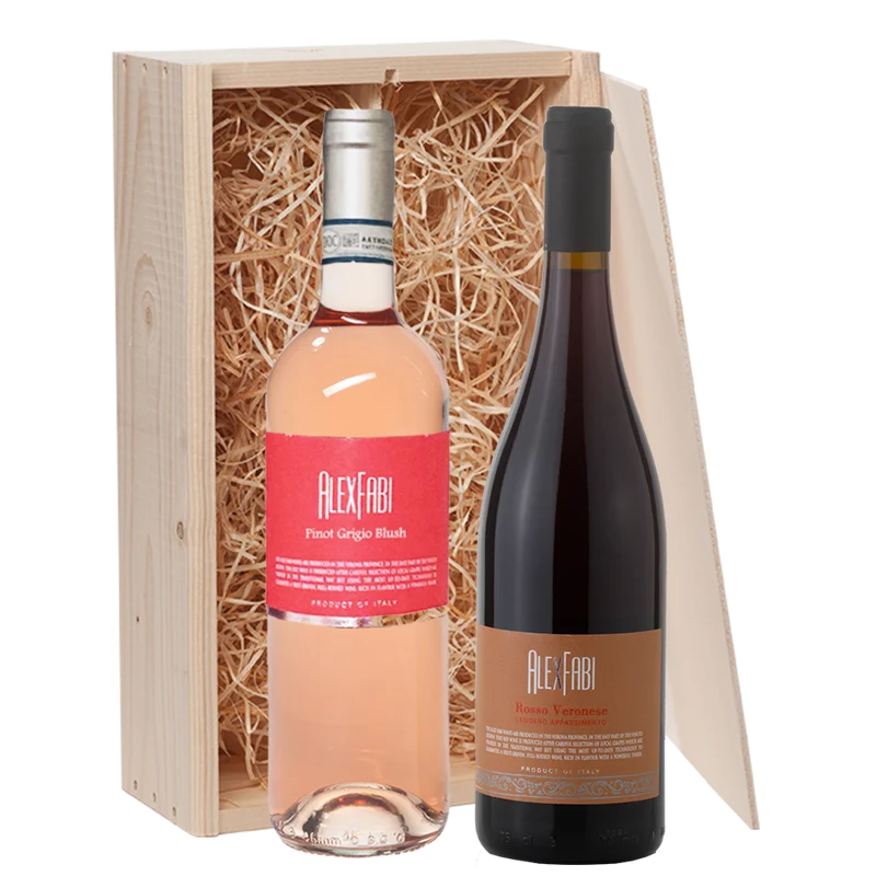 Wijncadeau Alex Fabi Rosé en Rood