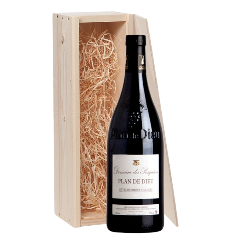 Wijncadeau Domaine des Pasquiers Plan de Dieu 1x75cl