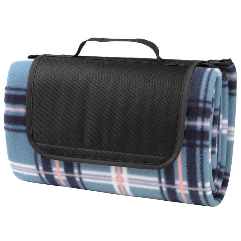 Picknickkleed geruit blauw - 125 x 150 cm