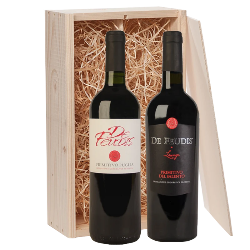 Wijncadeau De Feudis Primitivo 2x75CL