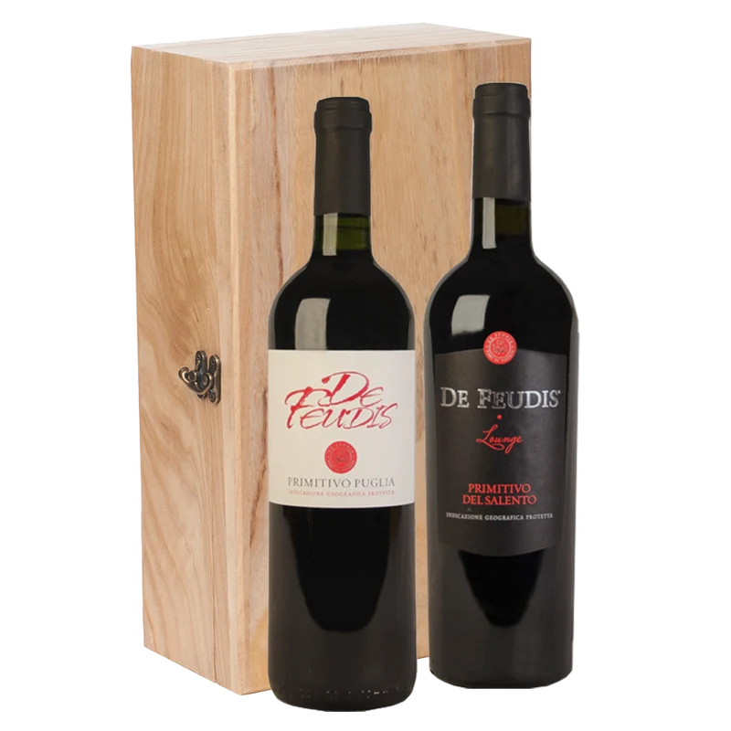 Wijncadeau De Feudis Primitivo Geneve 2x75CL