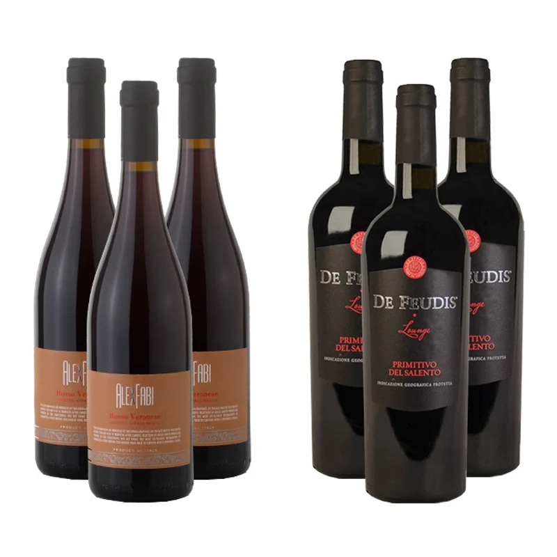 Wijnpakket rood Italië 6x75cl